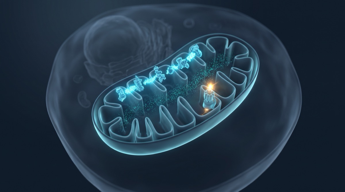 Mitochondrion cutaway